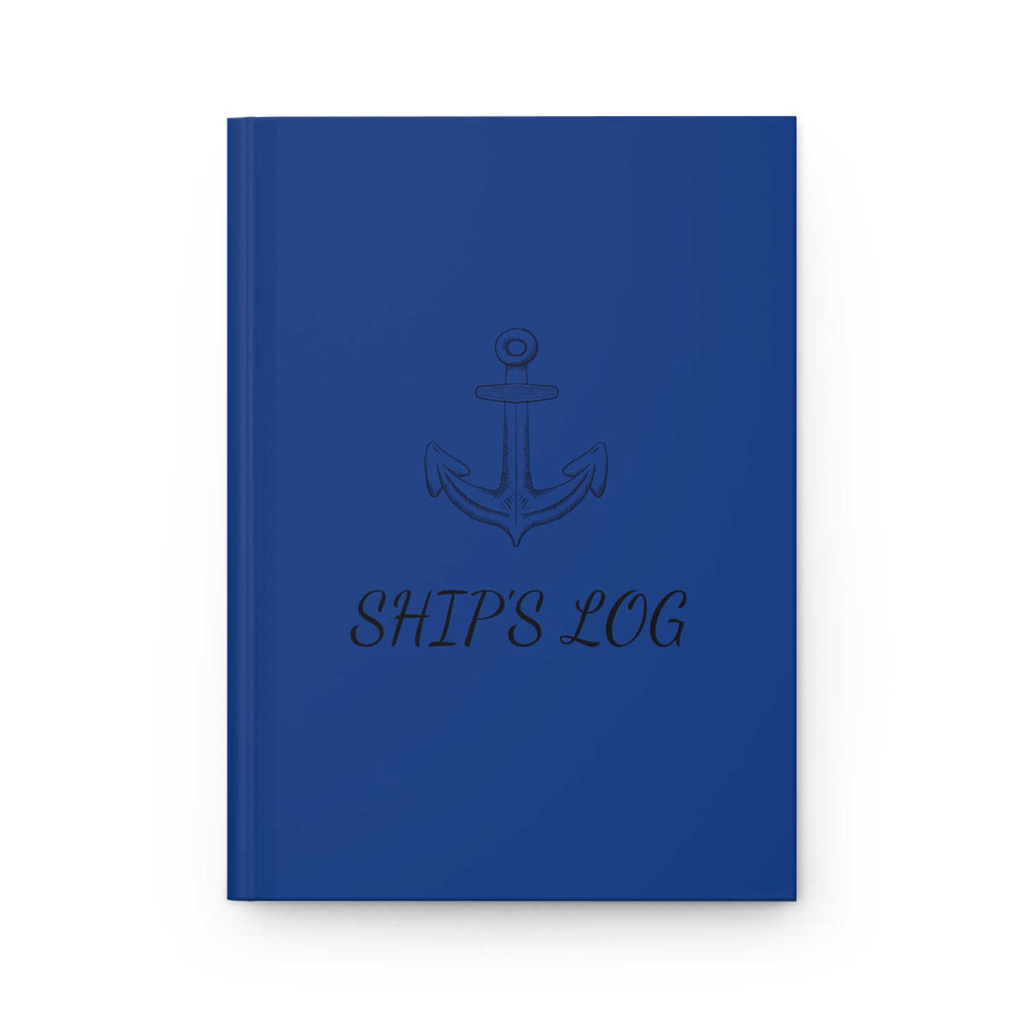 Ship's Log Hardcover Journal - Blue