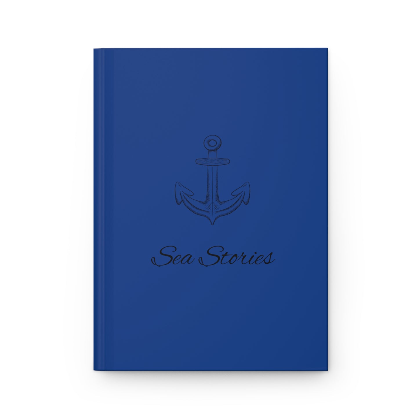 Anchor Sea Stories Hardcover Journal - Blue