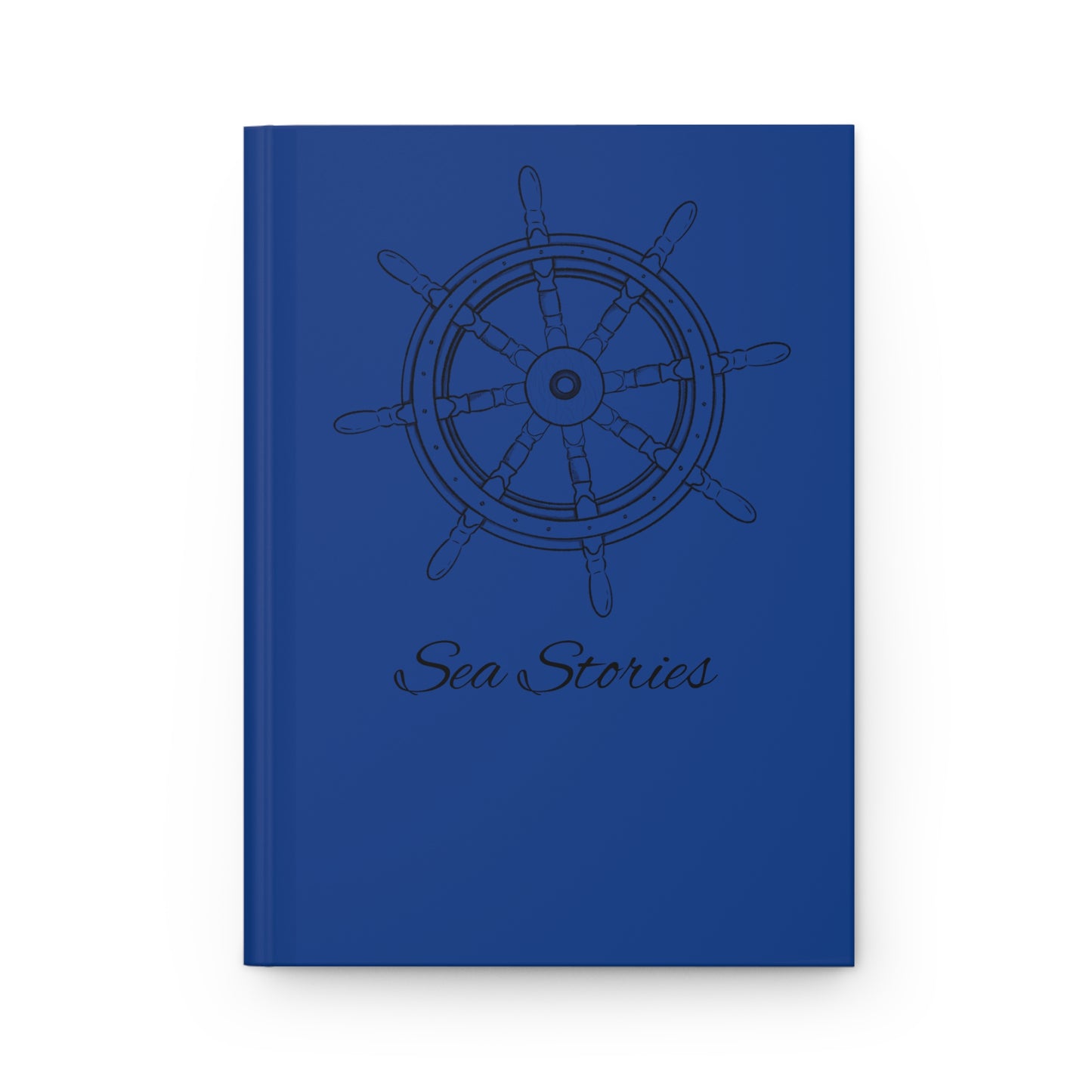 Ship's Helm Sea Stories Hardcover Journal