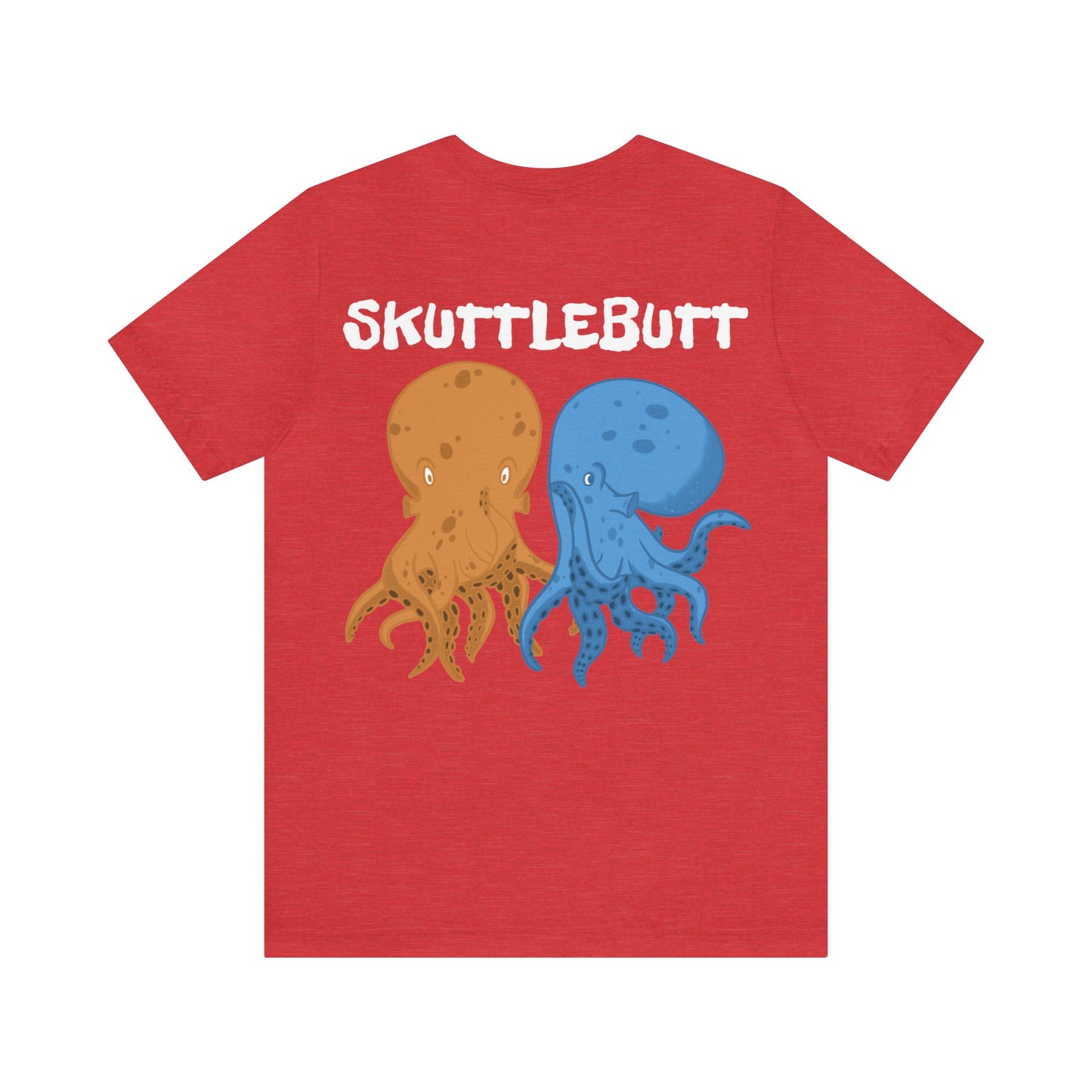 Skuttlebutt, Gossiping Octopus Adult Short Sleeve Tee