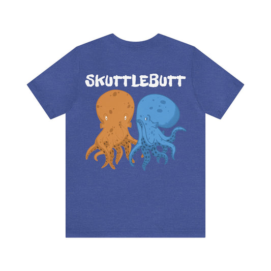 Skuttlebutt, Gossiping Octopus Adult Short Sleeve Tee