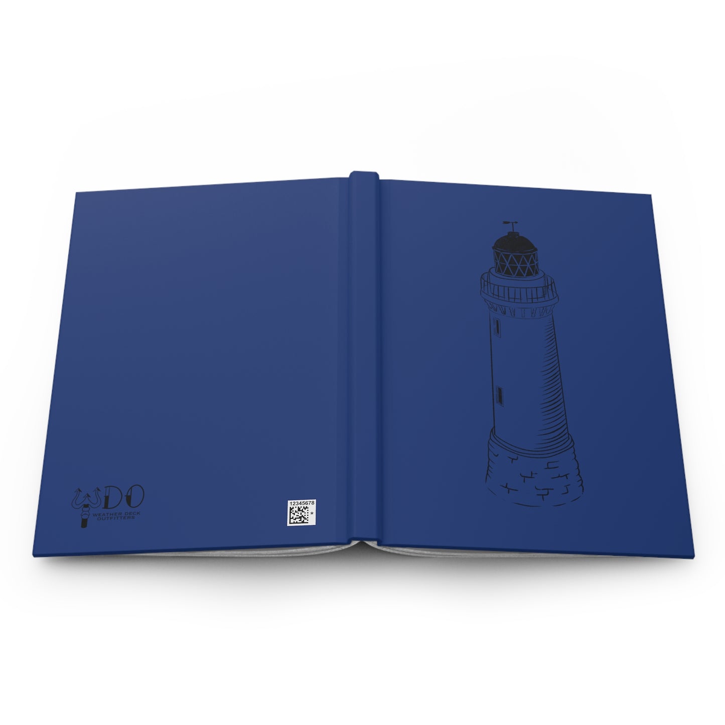 Lighthouse Hardcover Journal - Blue