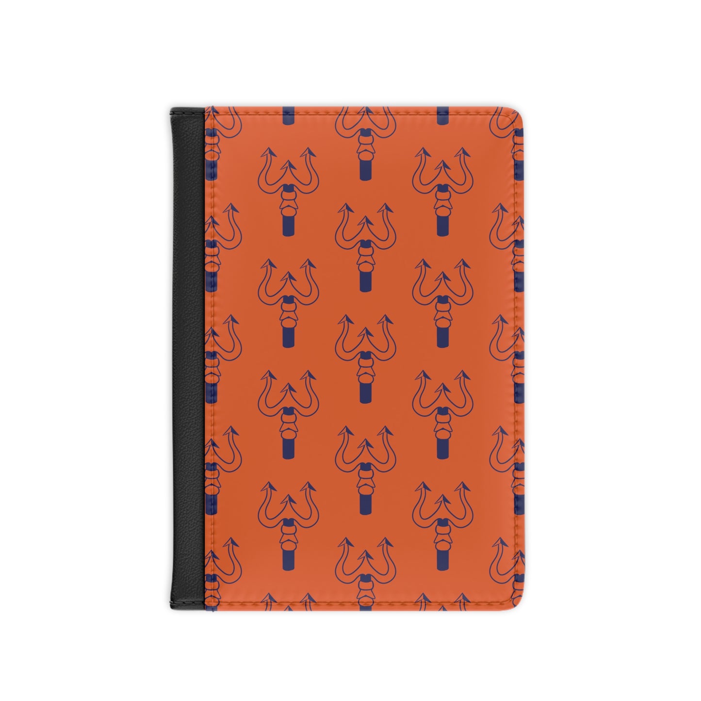 Merchant Marine Credential/Passport Cover - Trident  - Orange