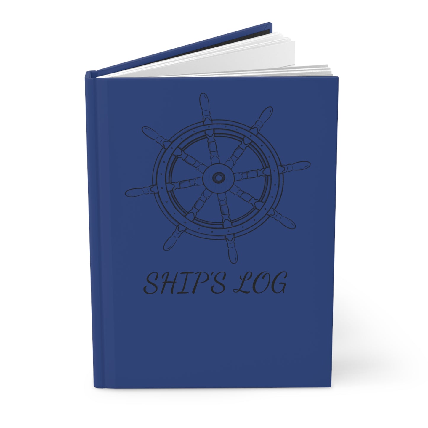 Helm Ship's Log Hardcover Journal - Blue