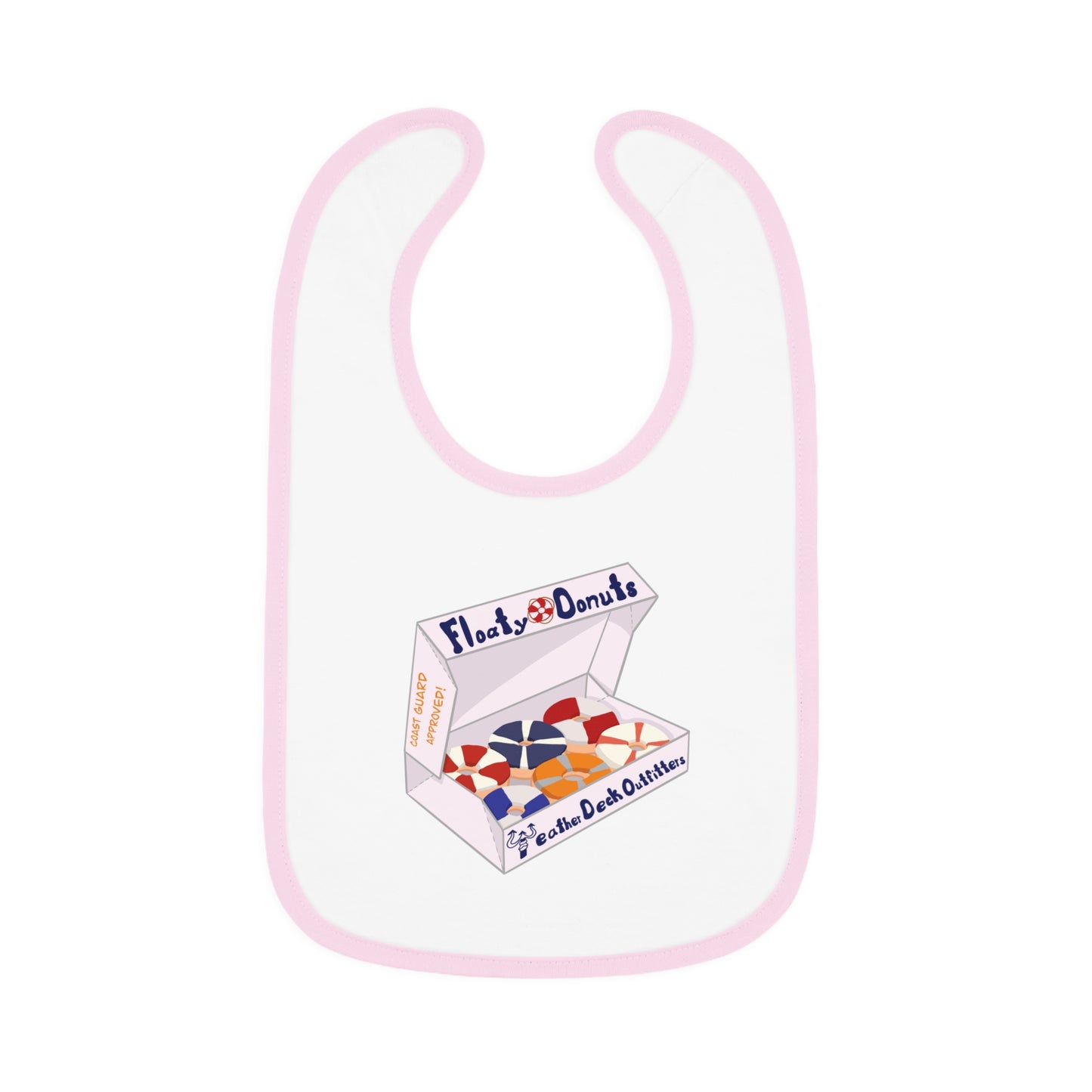 Life Float Donuts Baby Bib