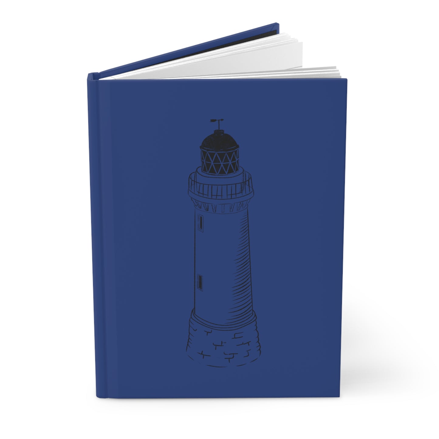 Lighthouse Hardcover Journal - Blue