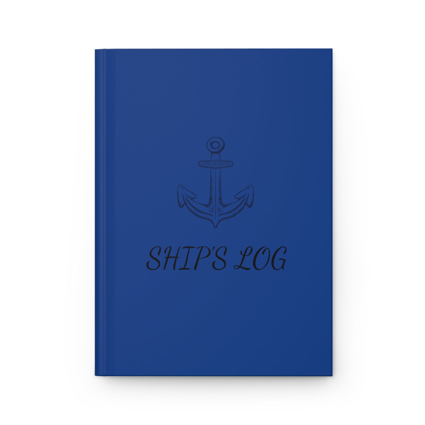 Ship's Log Hardcover Journal - Blue