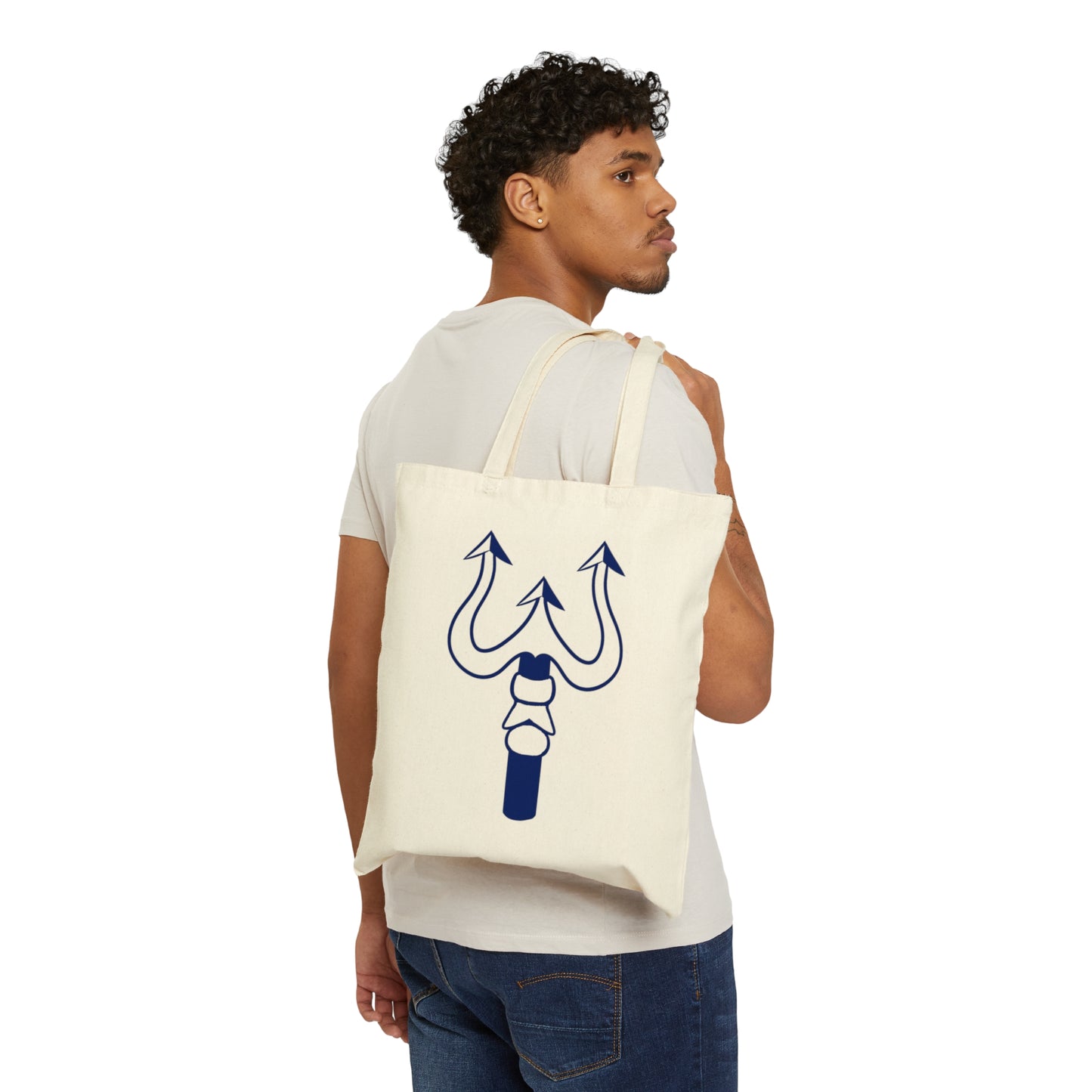 Trident Canvas Tote Bag