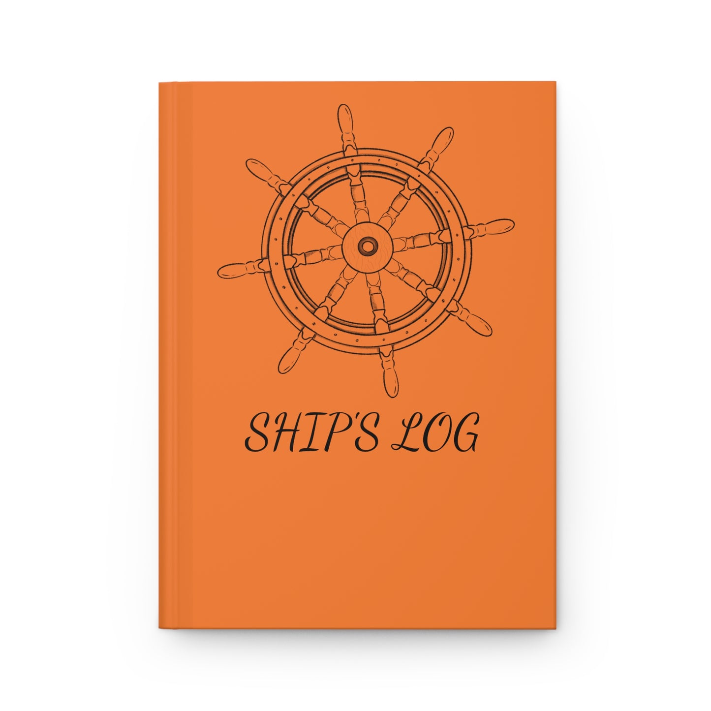 Helm Ship's Log Hardcover Journal - Orange