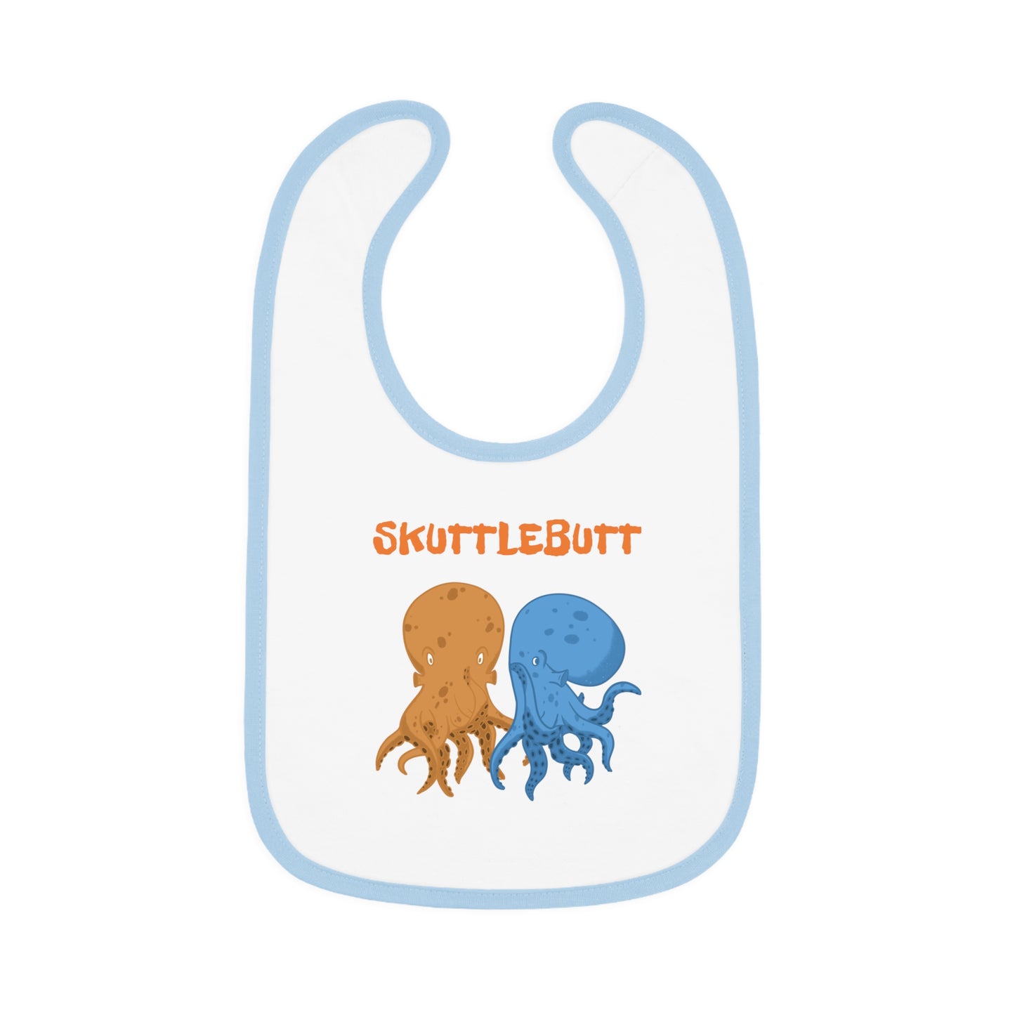 Skuttlebutt, Gossiping Octopus Baby Bib