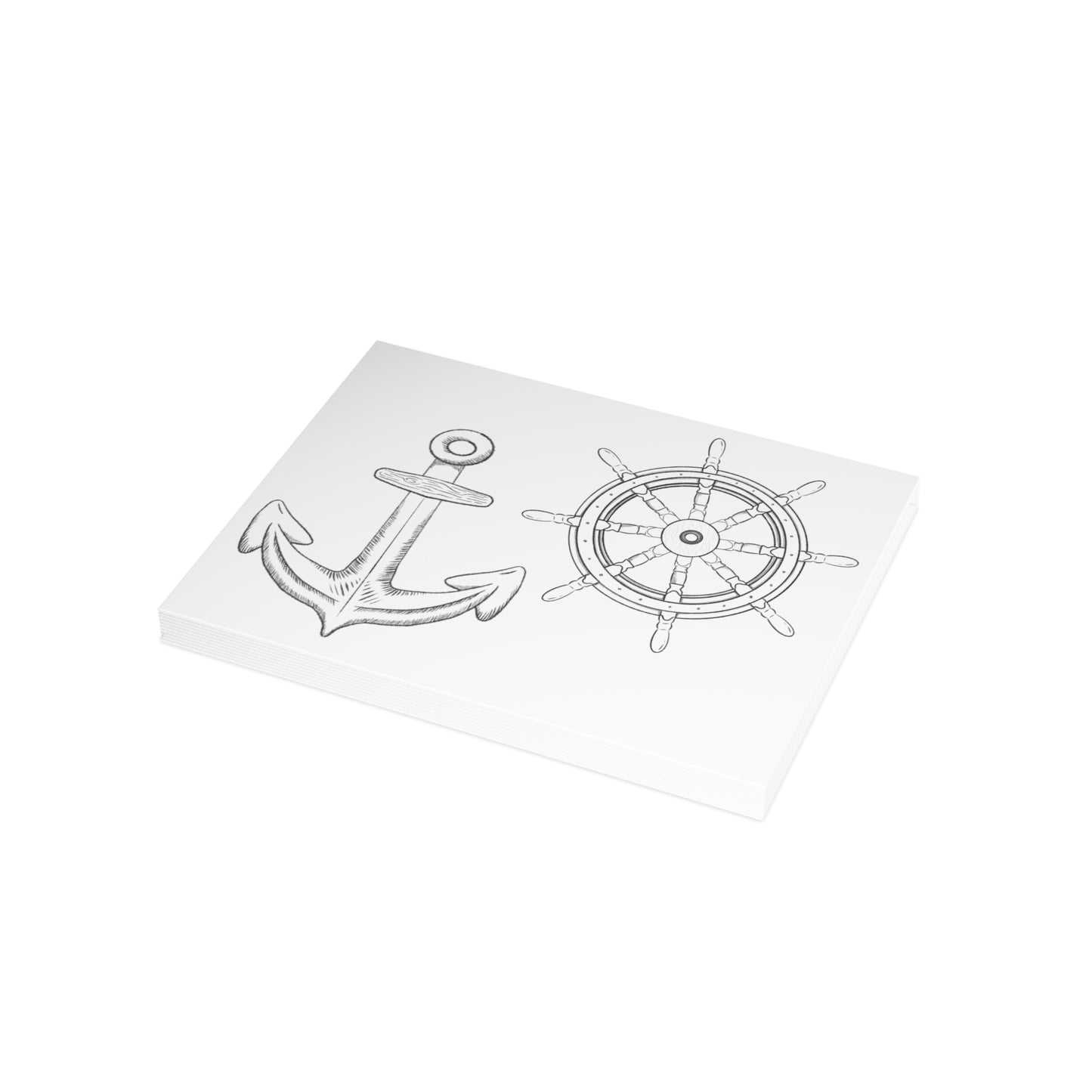 Nautical Line Art Postcard Bundle