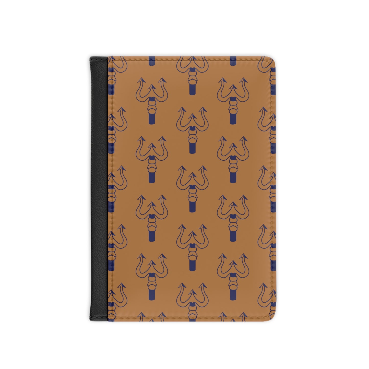 Merchant Marine Credential/Passport Cover - Trident  - Brown