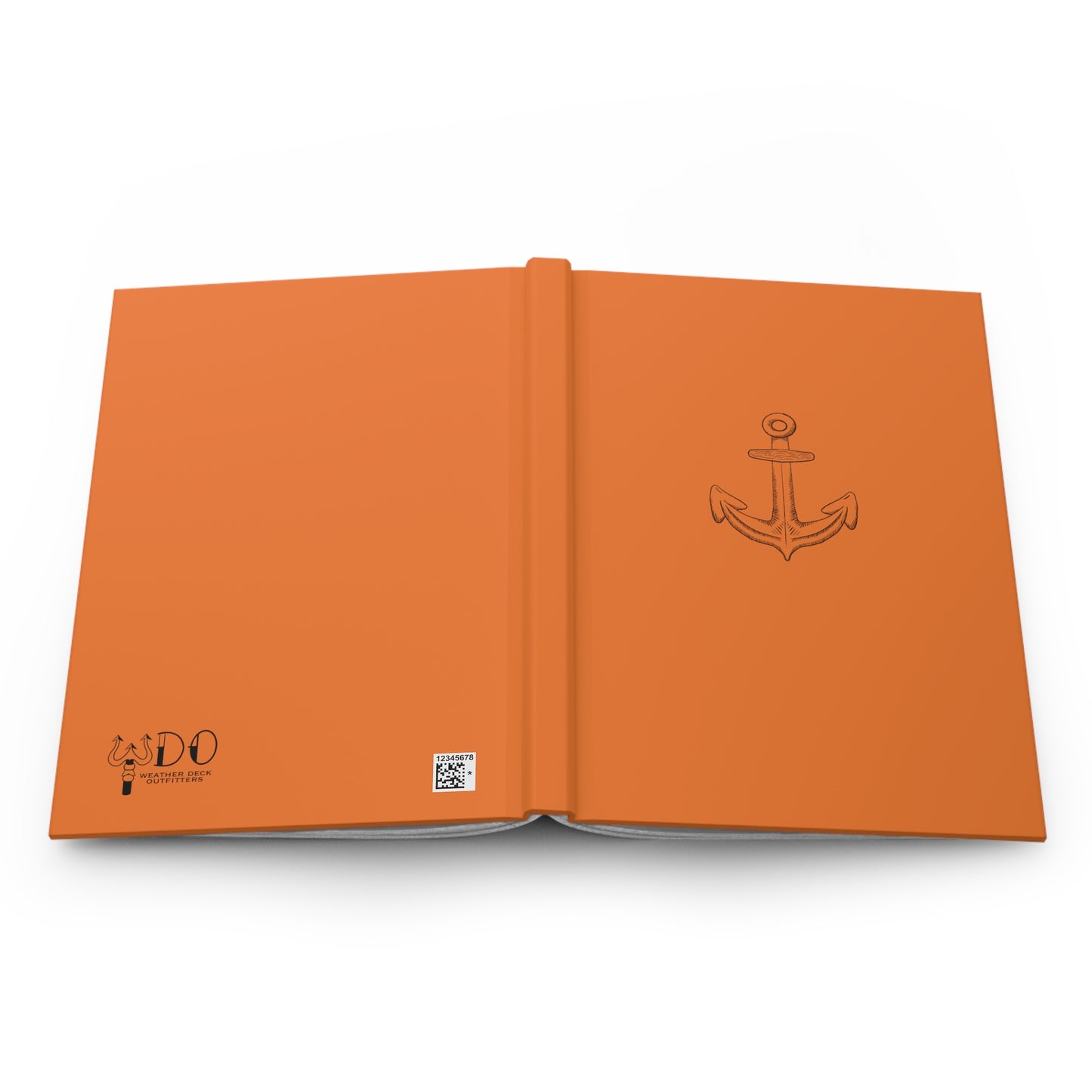 Anchor Hardcover Journal-Orange