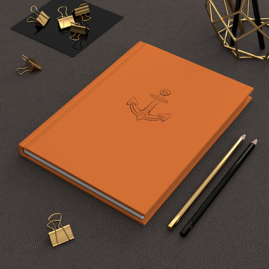 Anchor Hardcover Journal-Orange